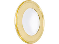 Aurora Antique Gold Round Mirror