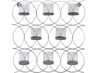 Bentley Circle Links Candle Wall Sconce - Large