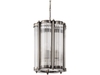 Berkeley Six Sided Ribbed Glass Chandelier