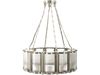 Berkeley Twelve Sided Ribbed Glass Chandelier