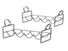 Florence 4 Bottle Metal Wine Racks - Set Of Two