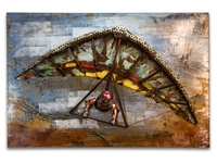 Hang Glider Metal Wall Sculpture