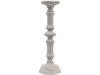 Hardy Stone Finish Pillar Candlestick - Large