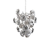 Heavens Rose Nickel Chandelier