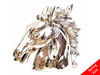 Hector Ceramic Silver Horse
Head