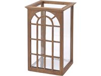 Highsett Teak Candle Lantern - Large