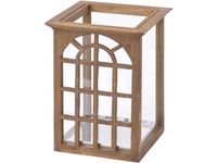 Highsett Teak Candle Lantern - Small