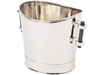Holborn Shiny Stainless Steel Wine Cooler with Black Agate Handles