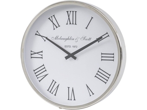 Holroyd Round Metal Wall Clock