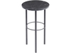Marquina Black Marble Side Table