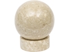 Meso Cream Marble Ball on Stand