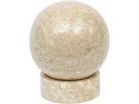 Meso Cream Marble Ball on Stand