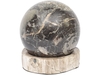 Meso Petrified Wood Ball on Stand