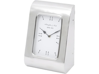Retro Polished Metal Mantel Clock - Small