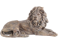 Rexa Lion Sculpture in Bronze Finish