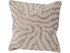 Wheat Cushion with Embroidered Sequins - Square