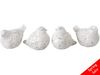 Whitewashed Birds - Set of 4