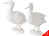 Whitewashed Ducks - Set of 2
