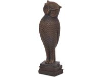 Wise Owl Standing On Books Sculpture