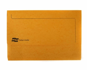 Europa Pocket Wallet Foolscap Yellow,  Yellow