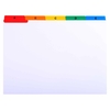 Exaclair Record Cards A-Z A5 160gsm Pack of 10,  white