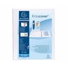 Exacompta Kreacover Ring Binder 4 D Rings 25mm A4 Plus Pack of 10 White