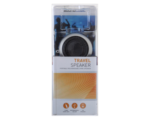 Rechargeable USB Mini Travel Portable Speaker,  Silver
