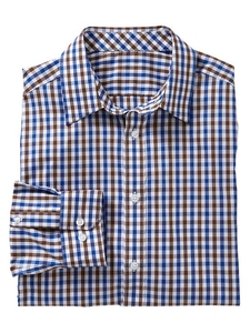 Gap Non Iron Gingham Shirt (Slim Fit)