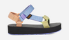 TEVA Midform Universal Metallic Sandals in Metallic Lilac Multi,  Size 7