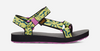 TEVA Original Universal Sandals in Beach Floral Wild Lime,  Size 7