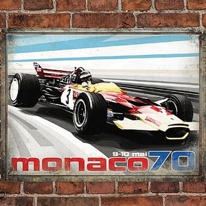 Motor Racing Sign - Monaco