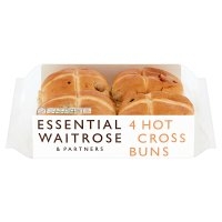 essential Waitrose hot cross buns