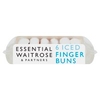 essential Waitrose iced finger buns