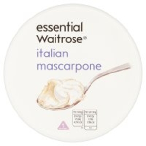 essential Waitrose Italian Mascarpone cheese,  strength 1