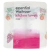essential Waitrose kitchen towels,  fruit design - 2 rolls of 55 sheets
