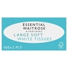essential Waitrose large soft white tissues