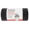essential Waitrose large tie handle refuse sacks,  15 sacks