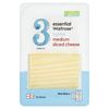 essential Waitrose lighter medium cheese,  strength 3,  10 slices