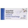 essential Waitrose medium frozen food bags,  roll of 50
