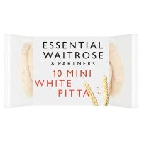 essential Waitrose mini white pitta