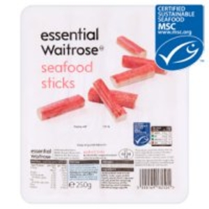 essential Waitrose MSC seafood sticks