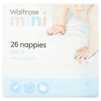 essential Waitrose nappies,  size 5,  junior,  11-25 kg