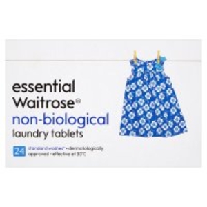 essential Waitrose non-biological tablets,  24 washes