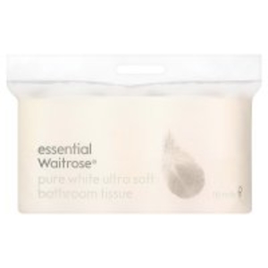 essential Waitrose Pure White Toilet Rolls