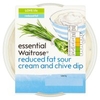 essential Waitrose reduced fat sour cream & chive dip