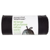 essential Waitrose refuse sacks with tie handles - roll of 10,  large
