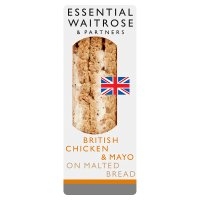 essential Waitrose roast chicken & mayo sandwich