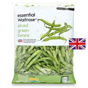 essential Waitrose sliced green beans