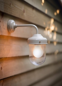 Barn Light in Clay - Steel