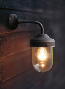 Barn Light in Coffee Bean - Steel